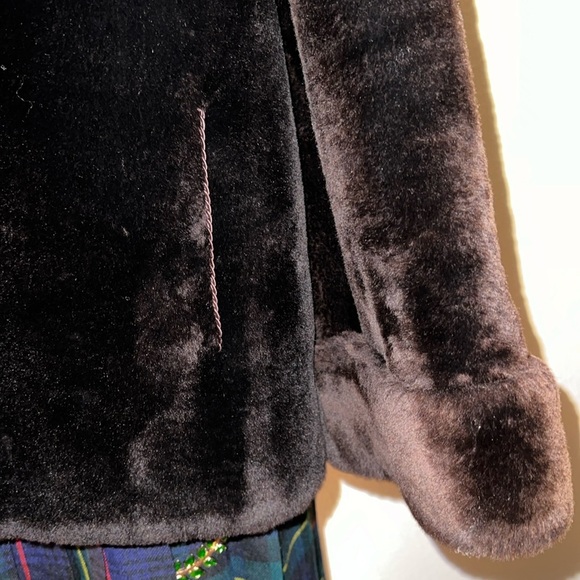 Mouton Women’s Teddy Bear Jacket Coat Vintage Fur Coat - Real Fur!! - Picture 8 of 15